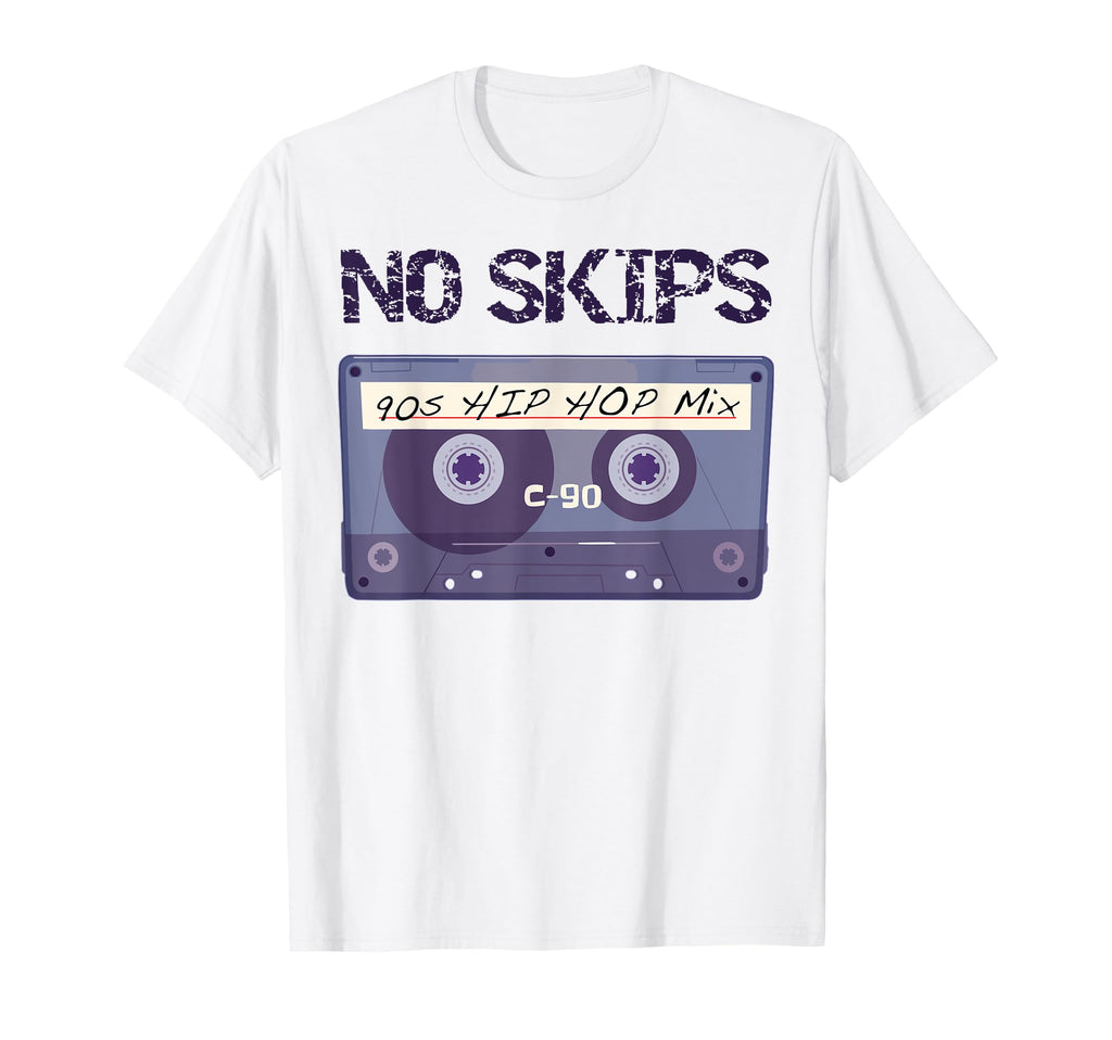No Skips 90S Hip Hop Mix Tape Sweatshirt - Minimalist Print Men Women - T-Shirt, Sweatshirt, Hoodie