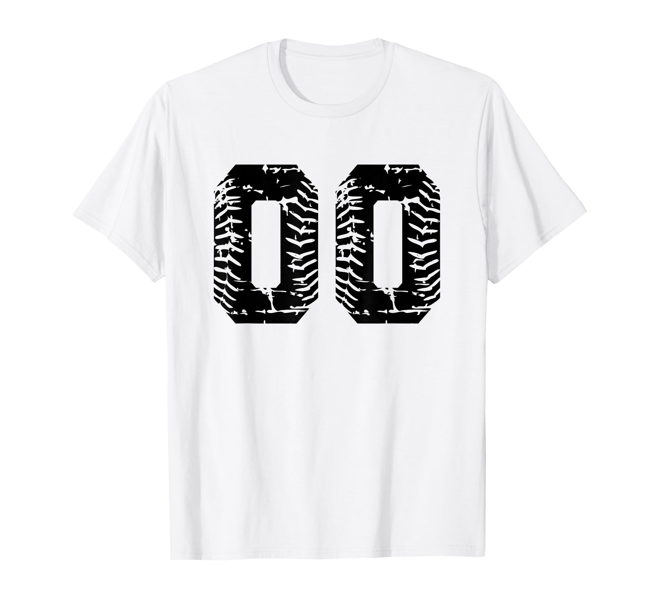 Baseball Softball Number 00 T-Shirt - Minimalist Print Men Women - T-Shirt, Sweatshirt, Hoodie