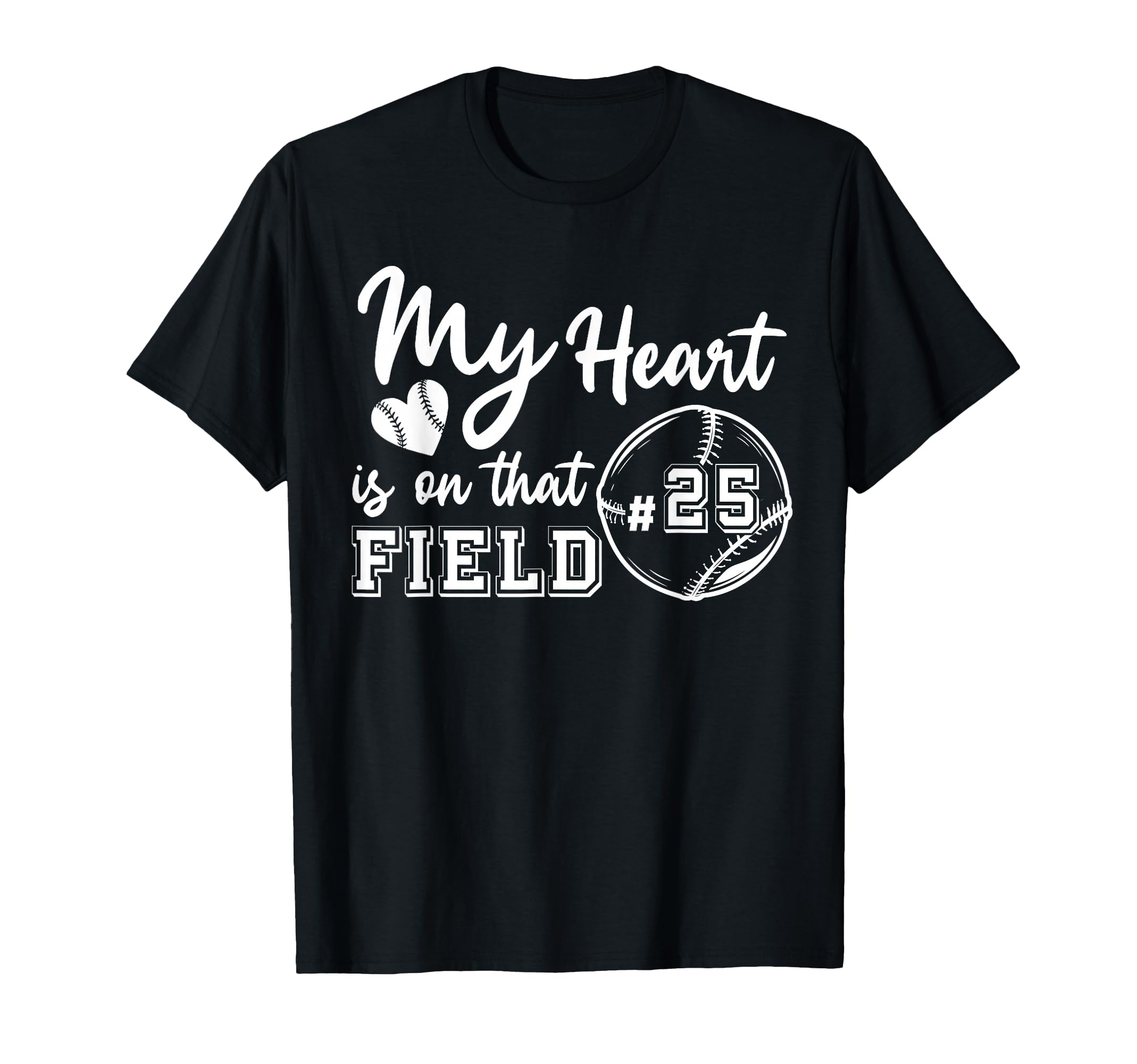 Jersey Costume Number 25 Baseball My T-Shirt - Minimalist Print Unisex - T-Shirt, Sweatshirt, Hoodie