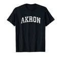 Akron Ohio Oh Varsity Sports Text T-Shirt - Streetwear Style Men Women - T-Shirt, Sweatshirt, Hoodie