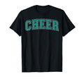 Cheer Varsity Teal And White T-Shirt - Unique Graphic for Adults - T-Shirt, Sweatshirt, Hoodie