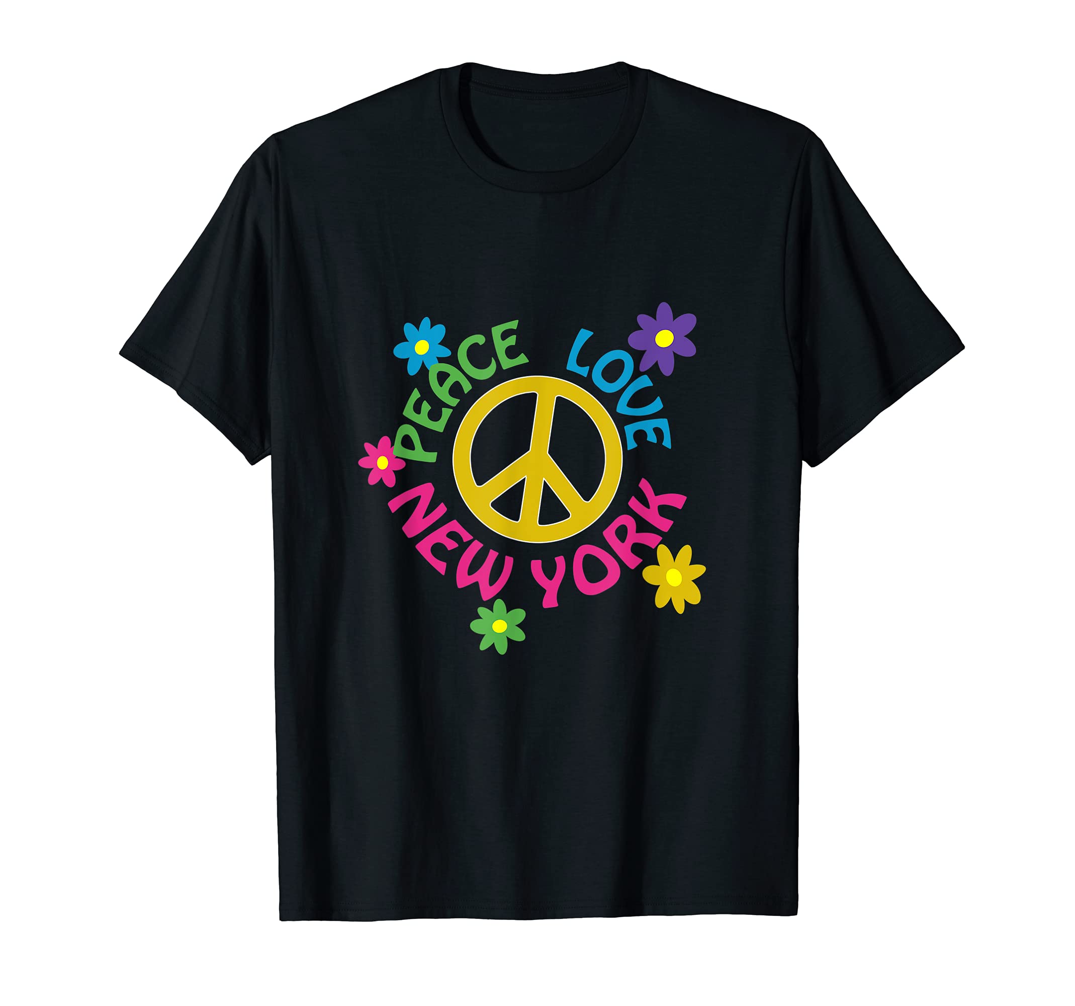Peace Love New York T-Shirt - Minimalist Print Men Women - T-Shirt, Sweatshirt, Hoodie