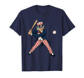 Funny Baseball 4Th July Uncle Sam Usa T-Shirt - Custom Art Print Unisex - T-Shirt, Sweatshirt, Hoodie