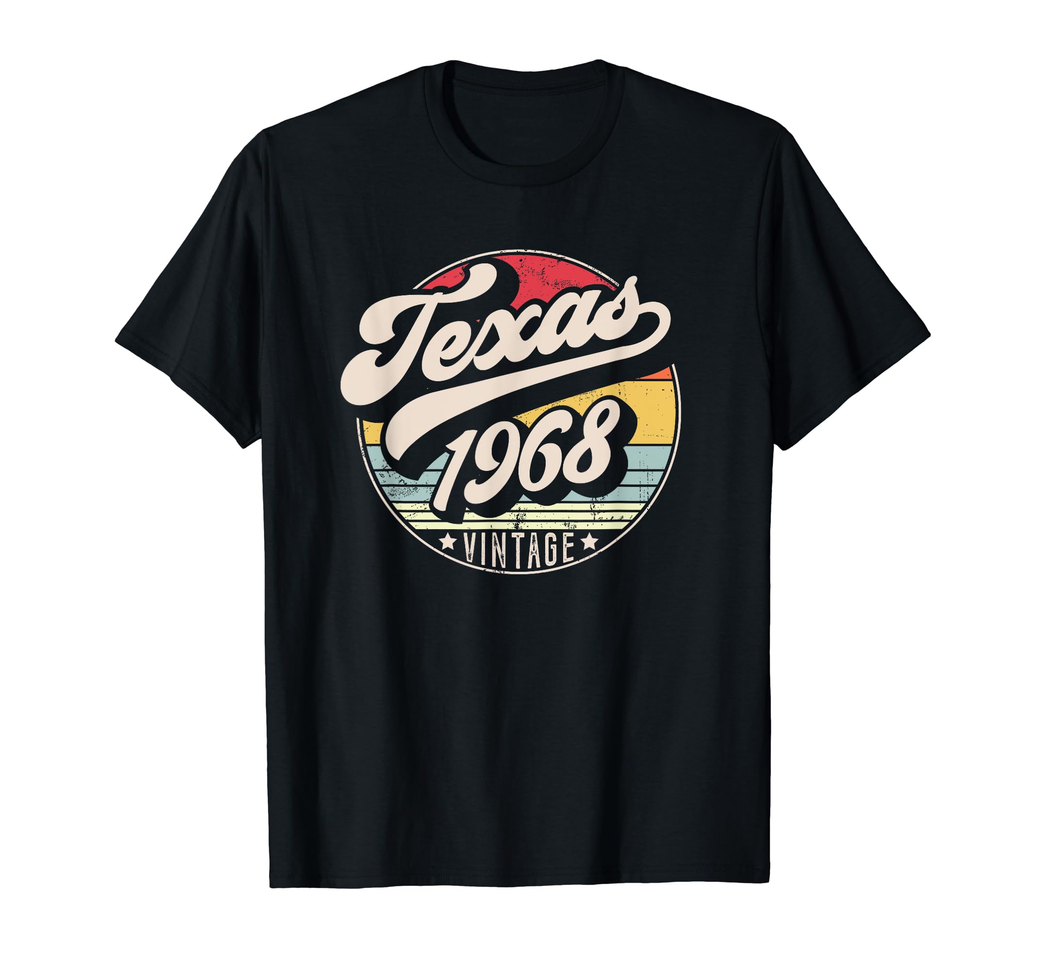 Texas 1968 Birthday Sunset T-Shirt - Novelty Apparel for Adults - T-Shirt, Sweatshirt, Hoodie