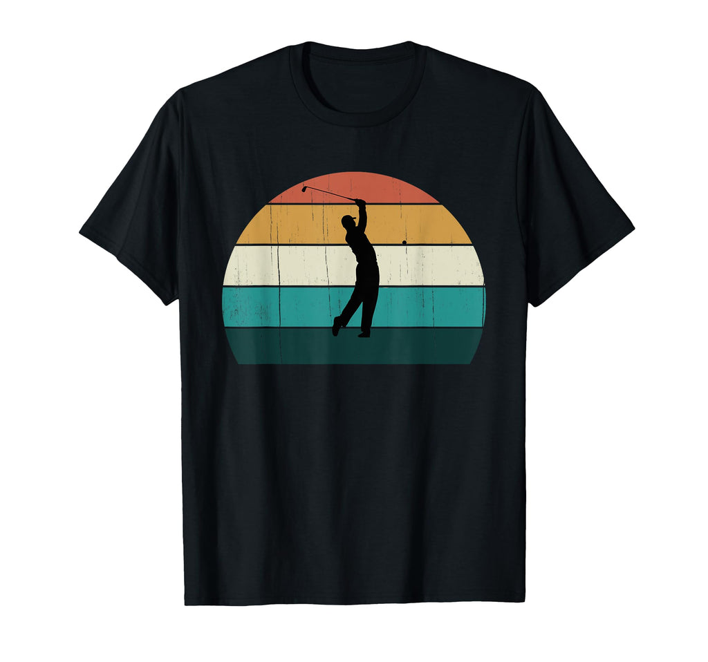 Golfer Swing Sunset Playing Golf Lover Gift T-Shirt - Graphic Print Unisex - T-Shirt, Sweatshirt, Hoodie