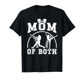 Mom Both Proud Baseball And Dance T-Shirt - Aesthetic Graphic for Adults - T-Shirt, Sweatshirt, Hoodie