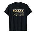 Hockey Mom Gold Black And Gold Game Day T-Shirt - Novelty Apparel Men Women - T-Shirt, Sweatshirt, Hoodie