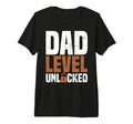 Mens Dad Level Unlocked Fathers Day T-Shirt - Graphic Print Men Women - T-Shirt, Sweatshirt, Hoodie