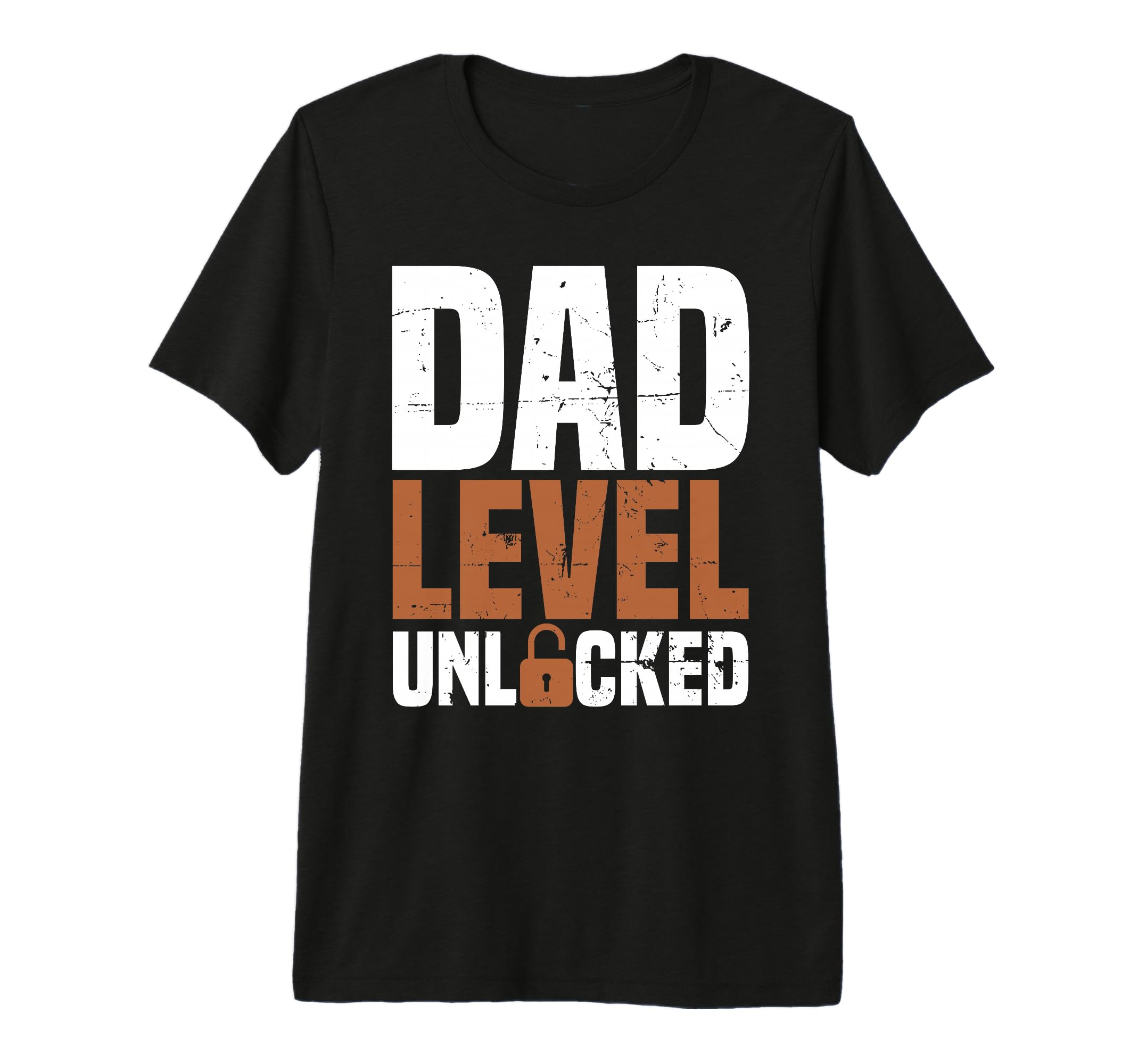Mens Dad Level Unlocked Fathers Day T-Shirt - Graphic Print Men Women - T-Shirt, Sweatshirt, Hoodie