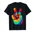 Peace Hand Tie Dye And T-Shirt - Unique Graphic for Adults - T-Shirt, Sweatshirt, Hoodie