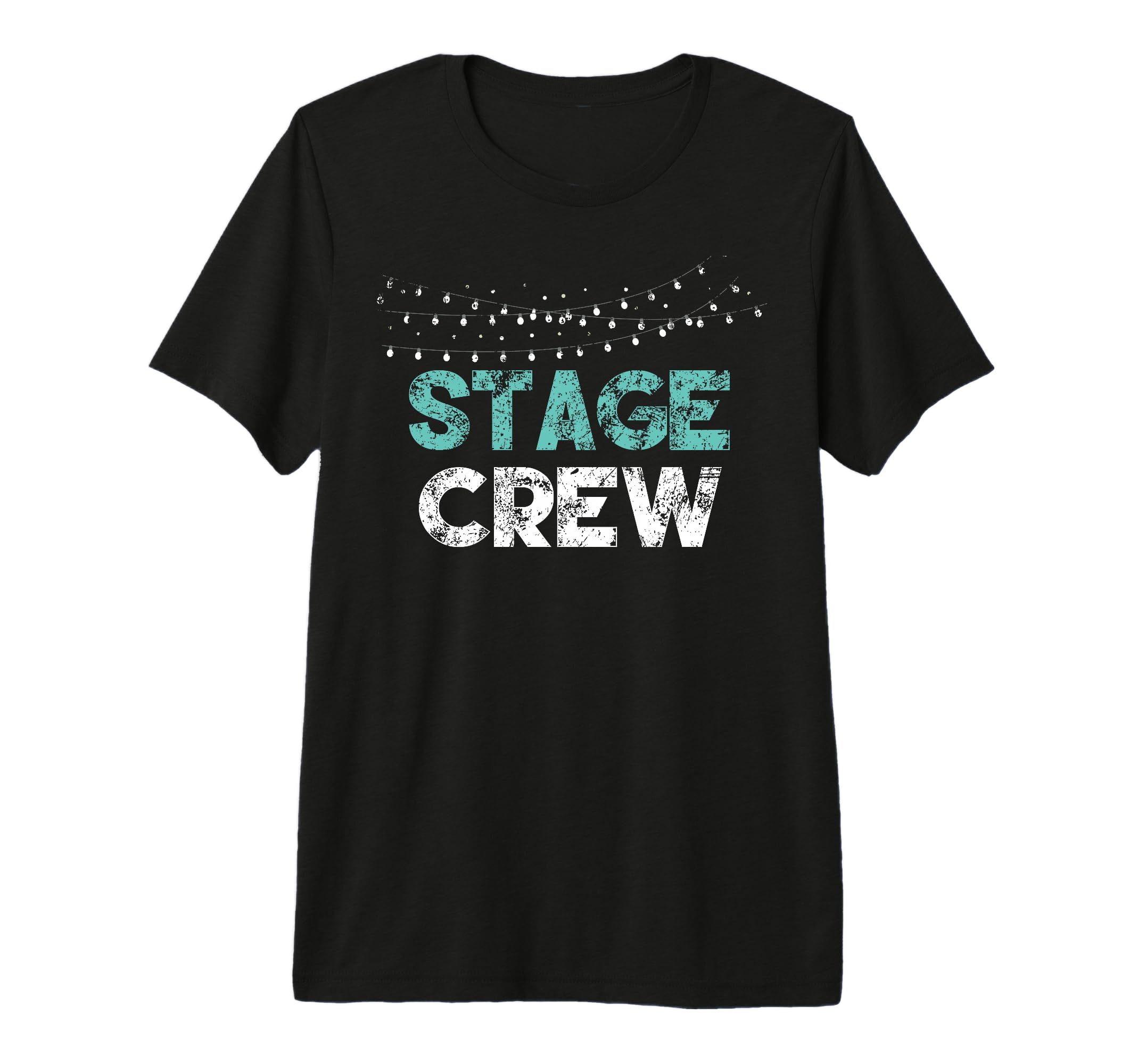 Distressed Stage Crew Tri Blend T-Shirt - Graphic Print for Adults - T-Shirt, Sweatshirt, Hoodie