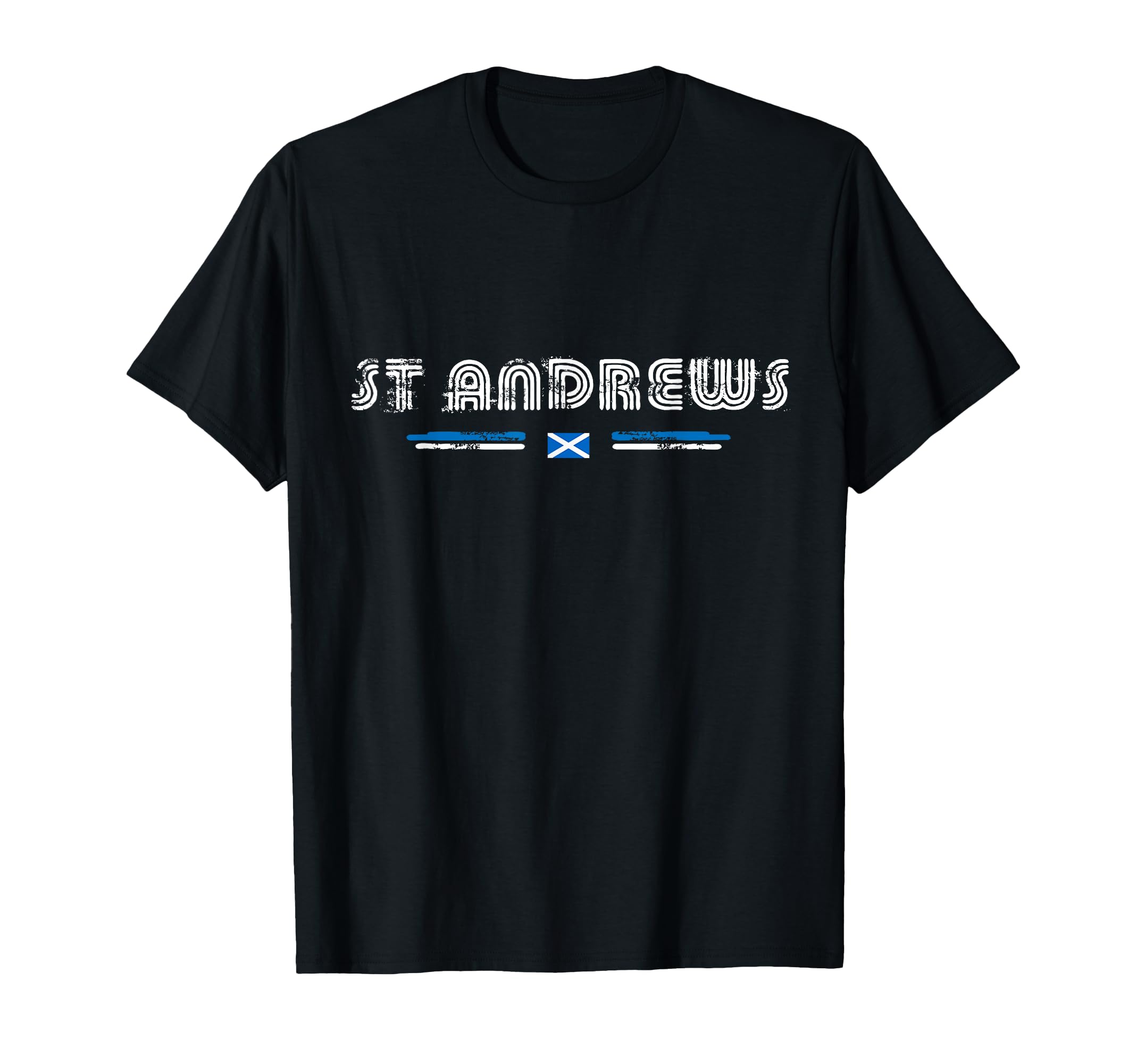 St Andrews Scotland 70S 80S Type T-Shirt - Casual Everyday Wear for Adults - T-Shirt, Sweatshirt, Hoodie