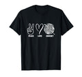 Crocheting Lover Peace Love Crochet T-Shirt - Trendy Graphic for Adults - T-Shirt, Sweatshirt, Hoodie