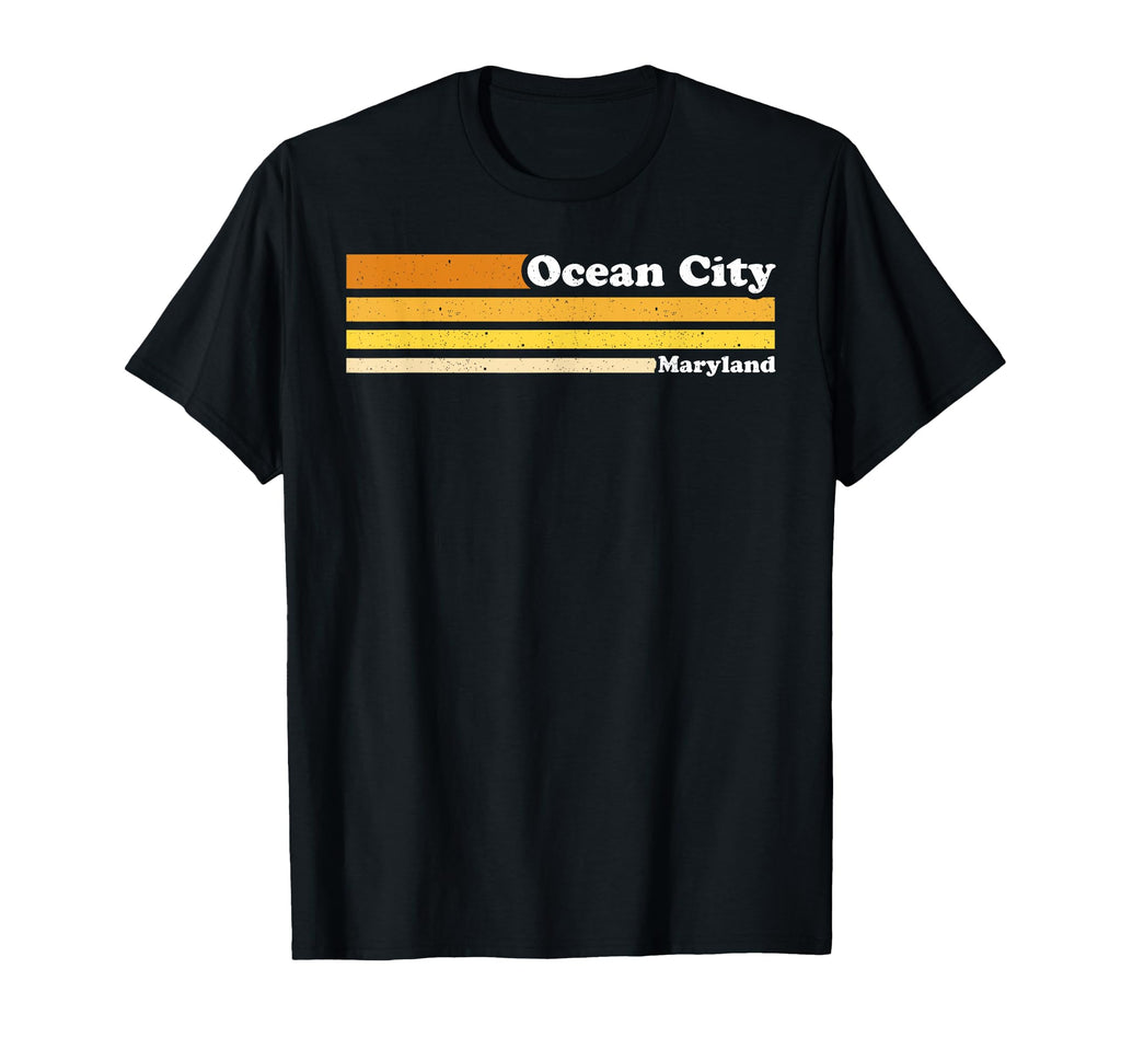 1970S 1980S Ocean City Maryland T-Shirt - Unique Graphic Men Women - T-Shirt, Sweatshirt, Hoodie