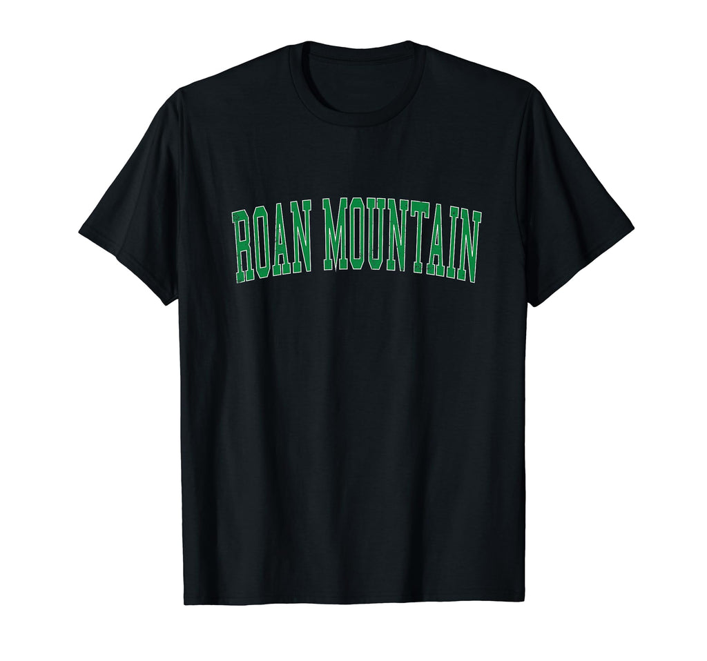 Roan Mountain Distressed Green T-Shirt - Aesthetic Graphic for Adults - T-Shirt, Sweatshirt, Hoodie