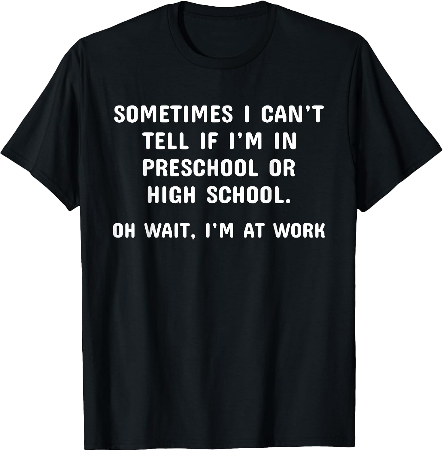 Sarcasm Preschool Highschool Witty Hilarious Quote - Adult & Kids T-Shirts, Sweatshirts & Hoodies apparel design preview 1