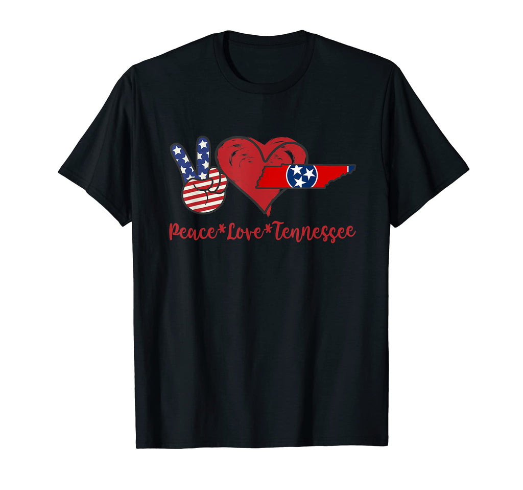 Peace Love Tennessee T-Shirt - Graphic Print for Adults - T-Shirt, Sweatshirt, Hoodie