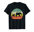 Elephant Mom And Silhouette Sunset T-Shirt - Aesthetic Graphic for Adults - T-Shirt, Sweatshirt, Hoodie
