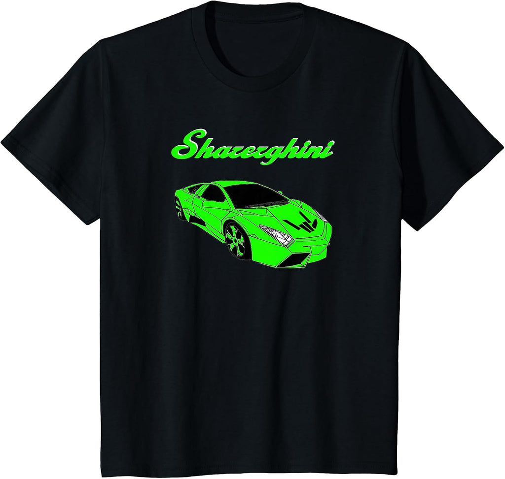 Sharerghini Green - Adult & Kids T-Shirts, Sweatshirts & Hoodies apparel design preview 1
