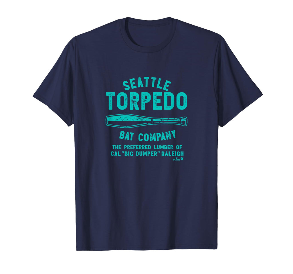 Cal Raleigh Seattle Torpedo Bat Company T-Shirt - Aesthetic Graphic Unisex - T-Shirt, Sweatshirt, Hoodie
