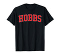 Hobbs Nm Distressed Red Varsity T-Shirt - Unique Graphic for Adults - T-Shirt, Sweatshirt, Hoodie