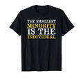 Distressed Libertarian Smallest T-Shirt - Fun Novelty Design Unisex - T-Shirt, Sweatshirt, Hoodie