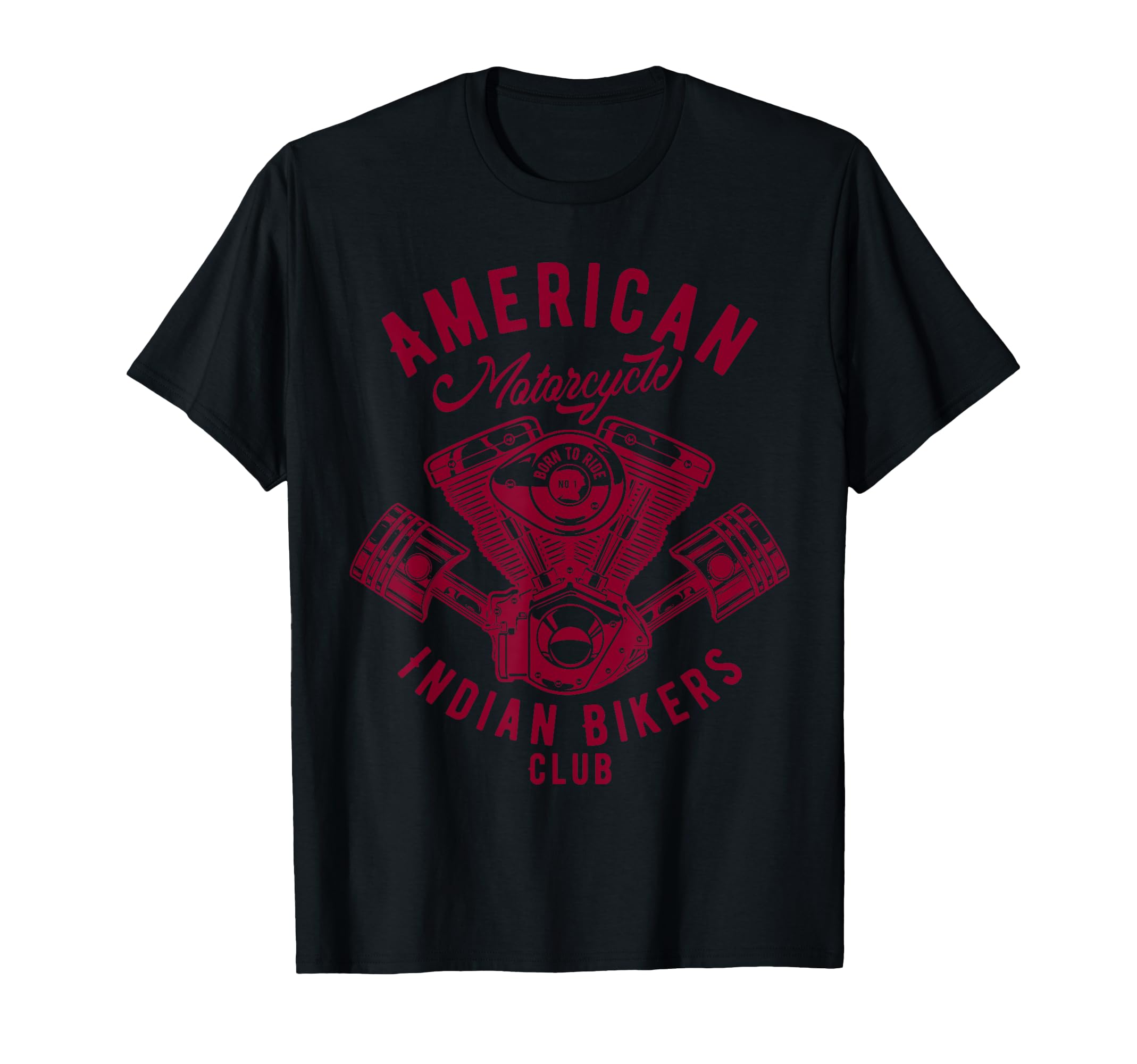 American Motorcycle Indian Bikers T-Shirt - Casual Everyday Wear Unisex - T-Shirt, Sweatshirt, Hoodie