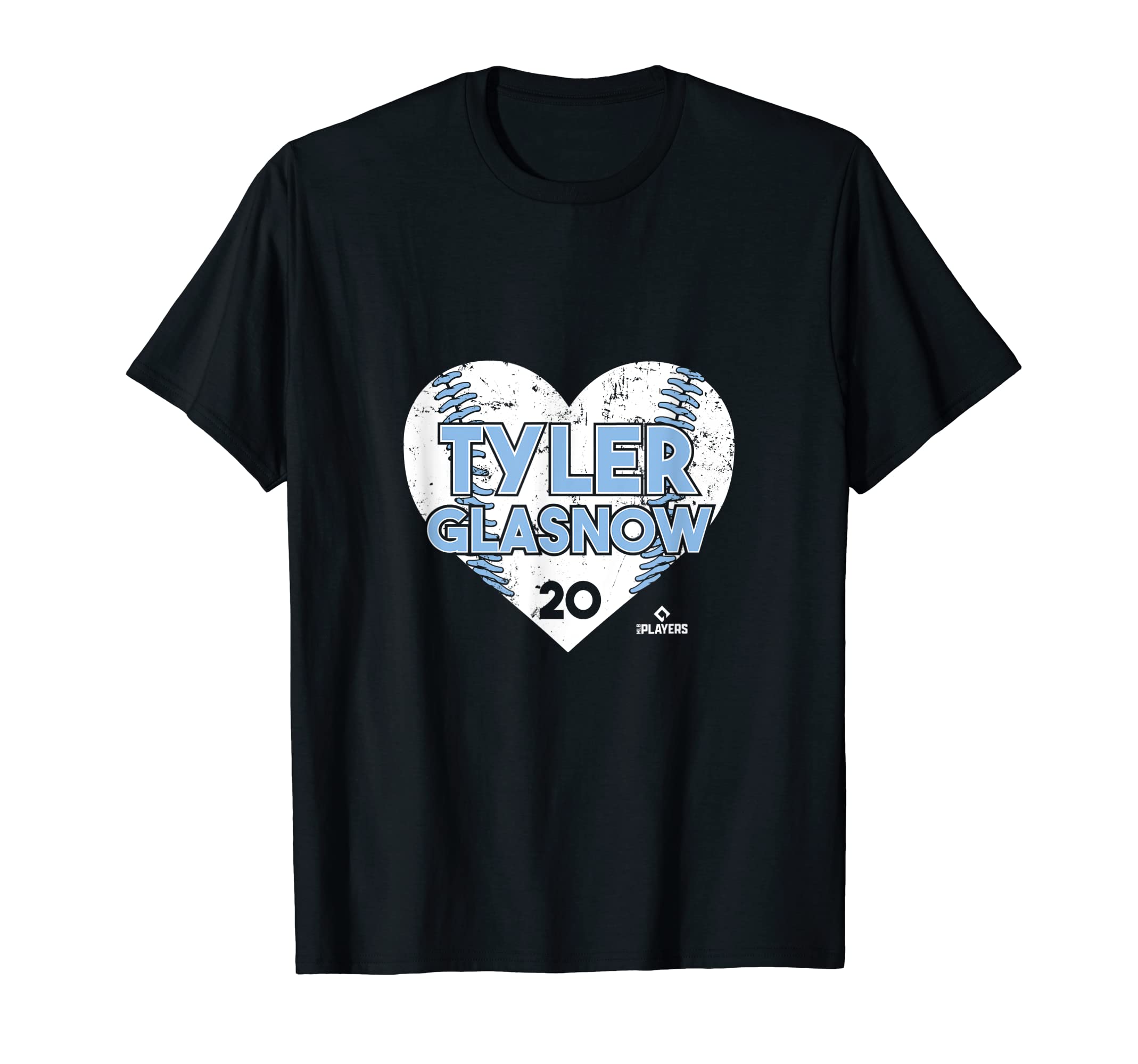 Tyler Glasnow Heart Baseball T-Shirt - Novelty Apparel for Adults - T-Shirt, Sweatshirt, Hoodie