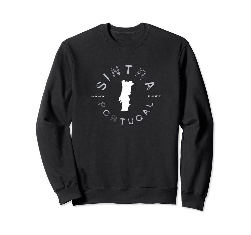 Sintra Portugal Distressed Sweatshirt - Custom Art Print for Adults - T-Shirt, Sweatshirt, Hoodie
