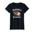 Baseball Grandma Leopard Heart T-Shirt - Aesthetic Graphic Unisex - T-Shirt, Sweatshirt, Hoodie