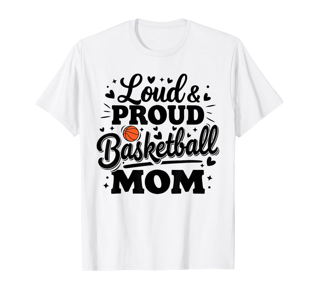 Loud Proud Baseball Mom Squad Game Day T-Shirt - Fun Novelty Design Unisex - T-Shirt, Sweatshirt, Hoodie