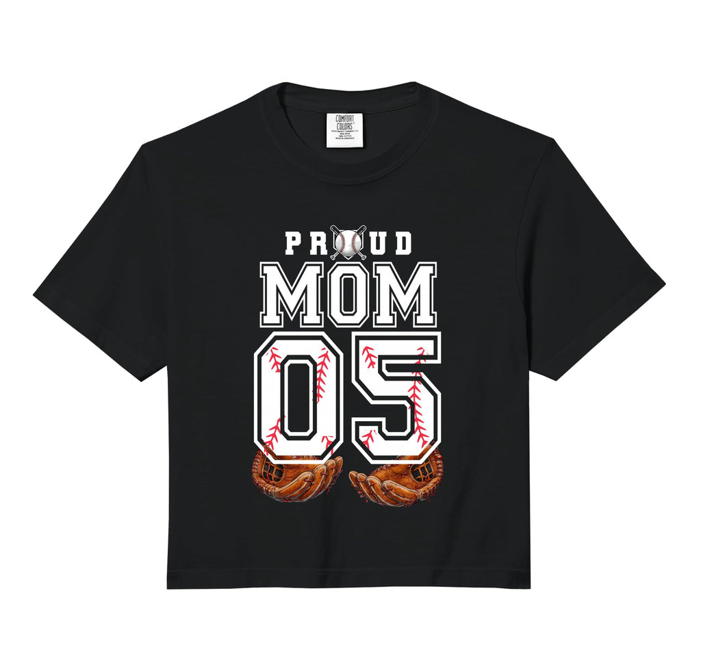 Proud Mom Baseball Player Number 5 Sweatshirt - Unique Graphic Men Women - T-Shirt, Sweatshirt, Hoodie