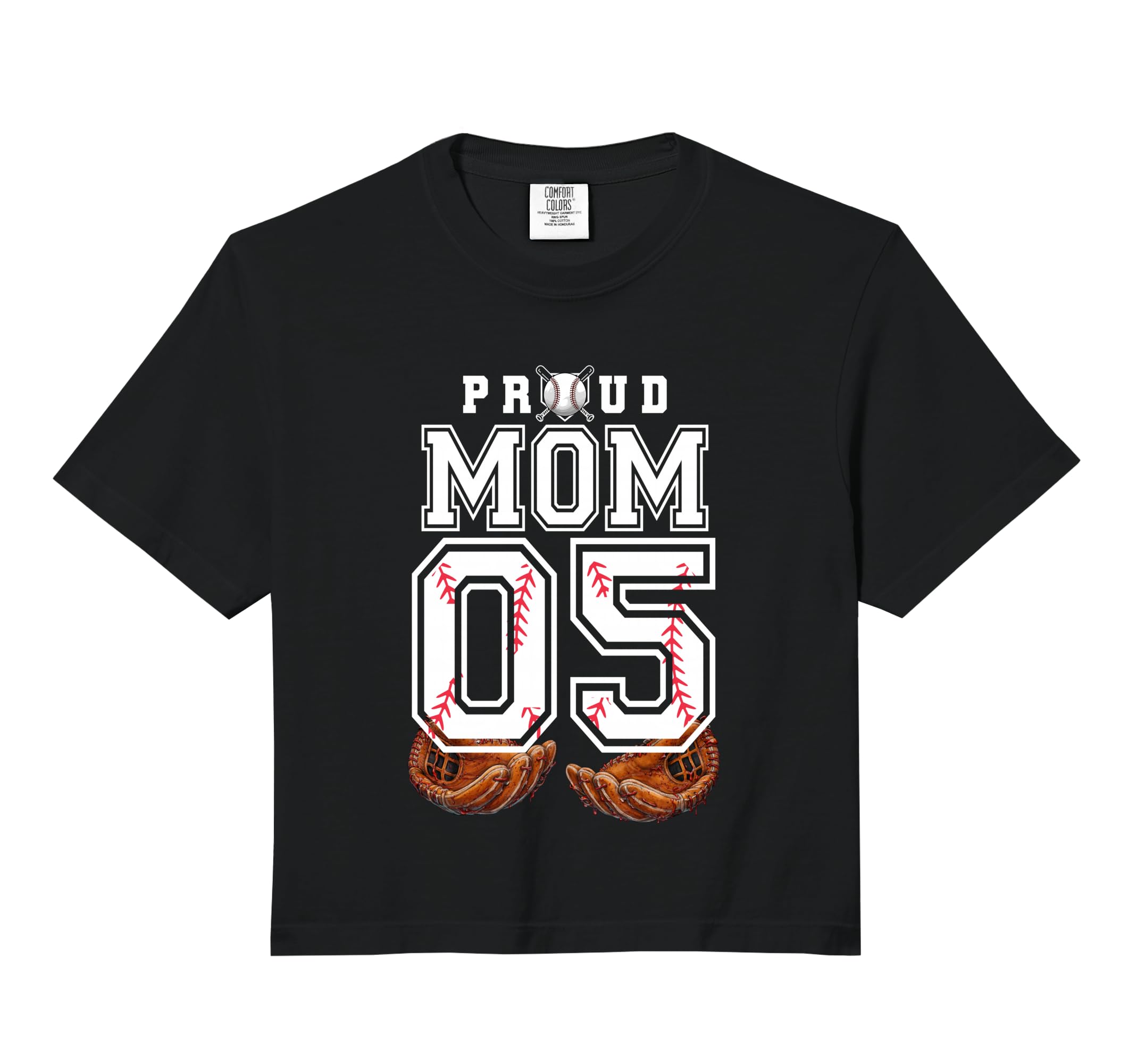 Proud Mom Baseball Player Number 5 Sweatshirt - Unique Graphic Men Women - T-Shirt, Sweatshirt, Hoodie