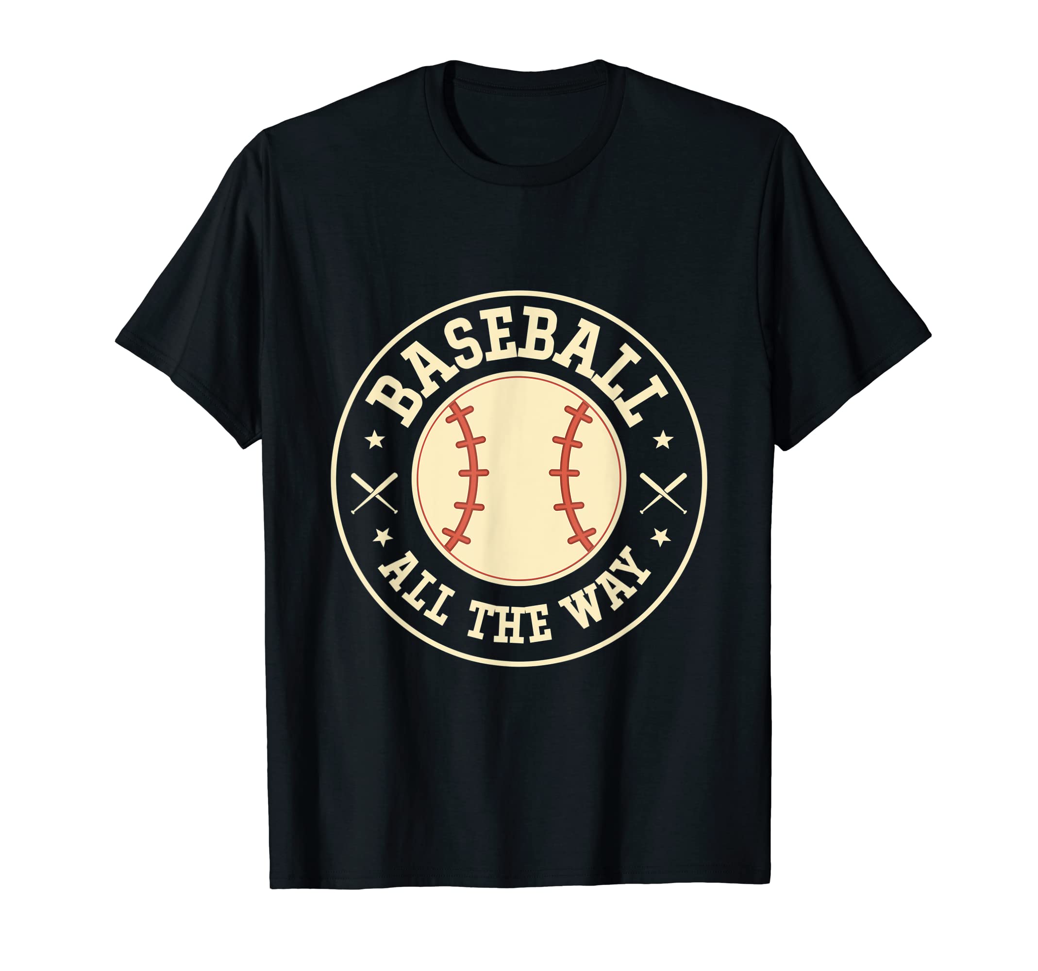 Baseball All Way Baseball Player T-Shirt - Minimalist Print for Adults - T-Shirt, Sweatshirt, Hoodie