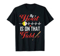 My Heart Is That Field Funny T-Shirt - Minimalist Print for Adults - T-Shirt, Sweatshirt, Hoodie