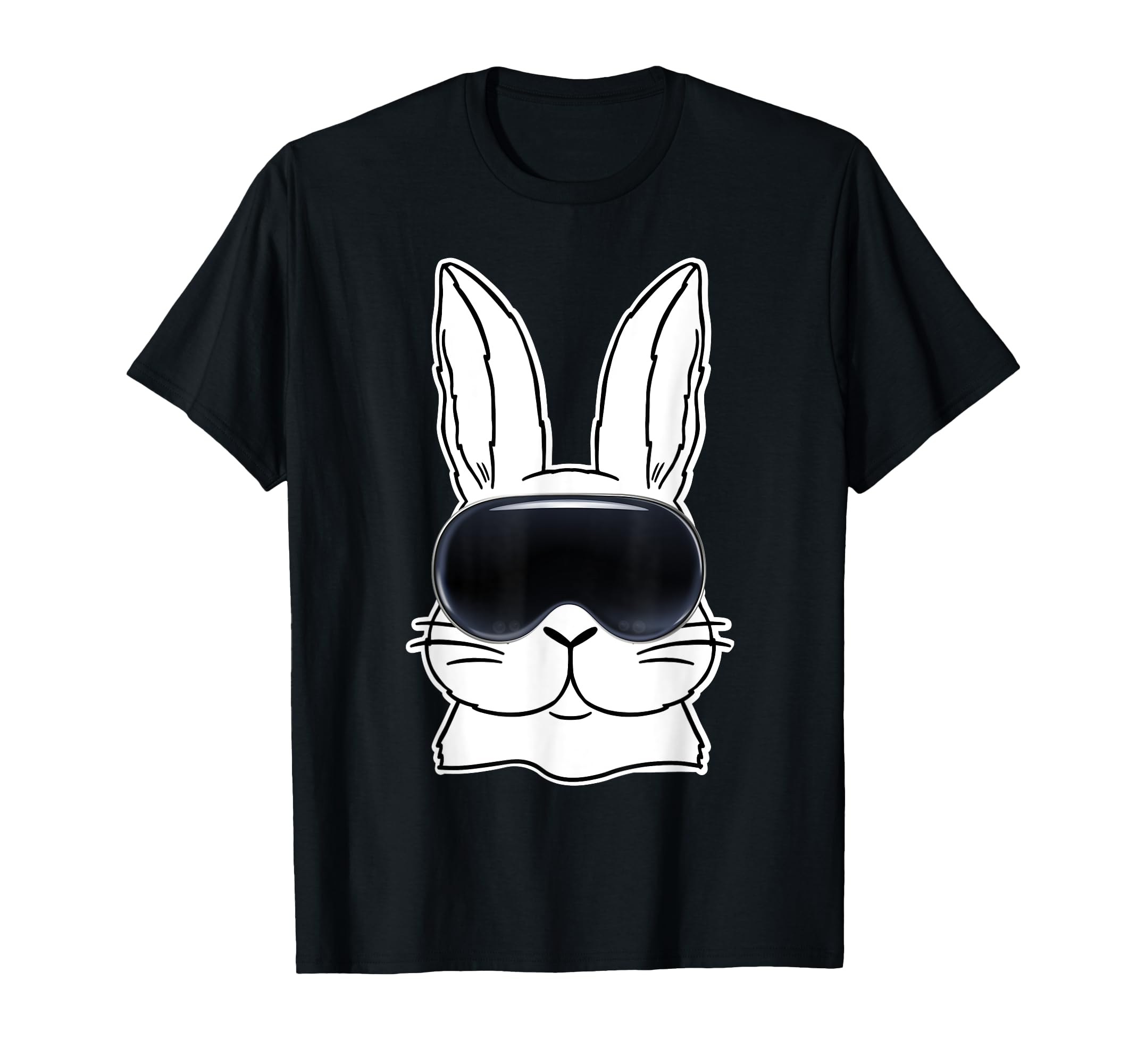Happy Bunny Vr Glasses Metaver Easter Day T-Shirt - Trendy Graphic Unisex - T-Shirt, Sweatshirt, Hoodie
