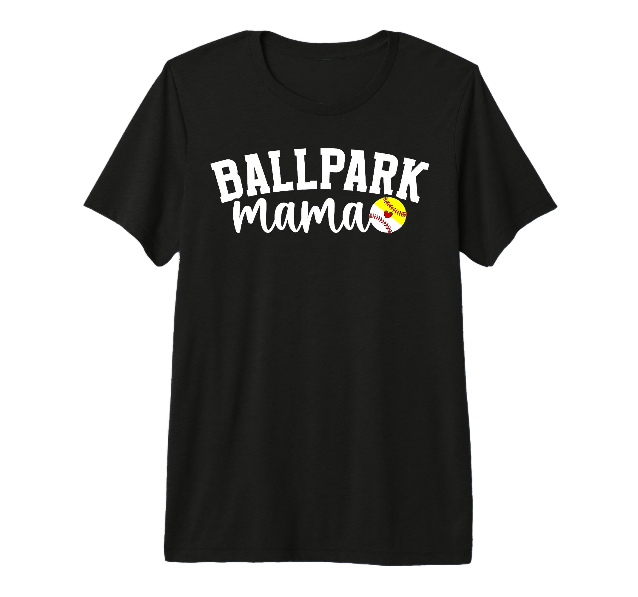 Ballpark Mama Softball Baseball Mom T-Shirt - Aesthetic Graphic Unisex - T-Shirt, Sweatshirt, Hoodie