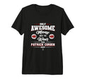 Patrick Corbin Awesome Moms Tri Blend T-Shirt - Trendy Graphic Unisex - T-Shirt, Sweatshirt, Hoodie