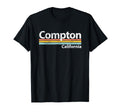 Compton California Ca Stripes T-Shirt - Aesthetic Graphic Men Women - T-Shirt, Sweatshirt, Hoodie