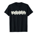 Surfer Floral Hibiscus Flower Row T-Shirt - Custom Art Print for Adults - T-Shirt, Sweatshirt, Hoodie