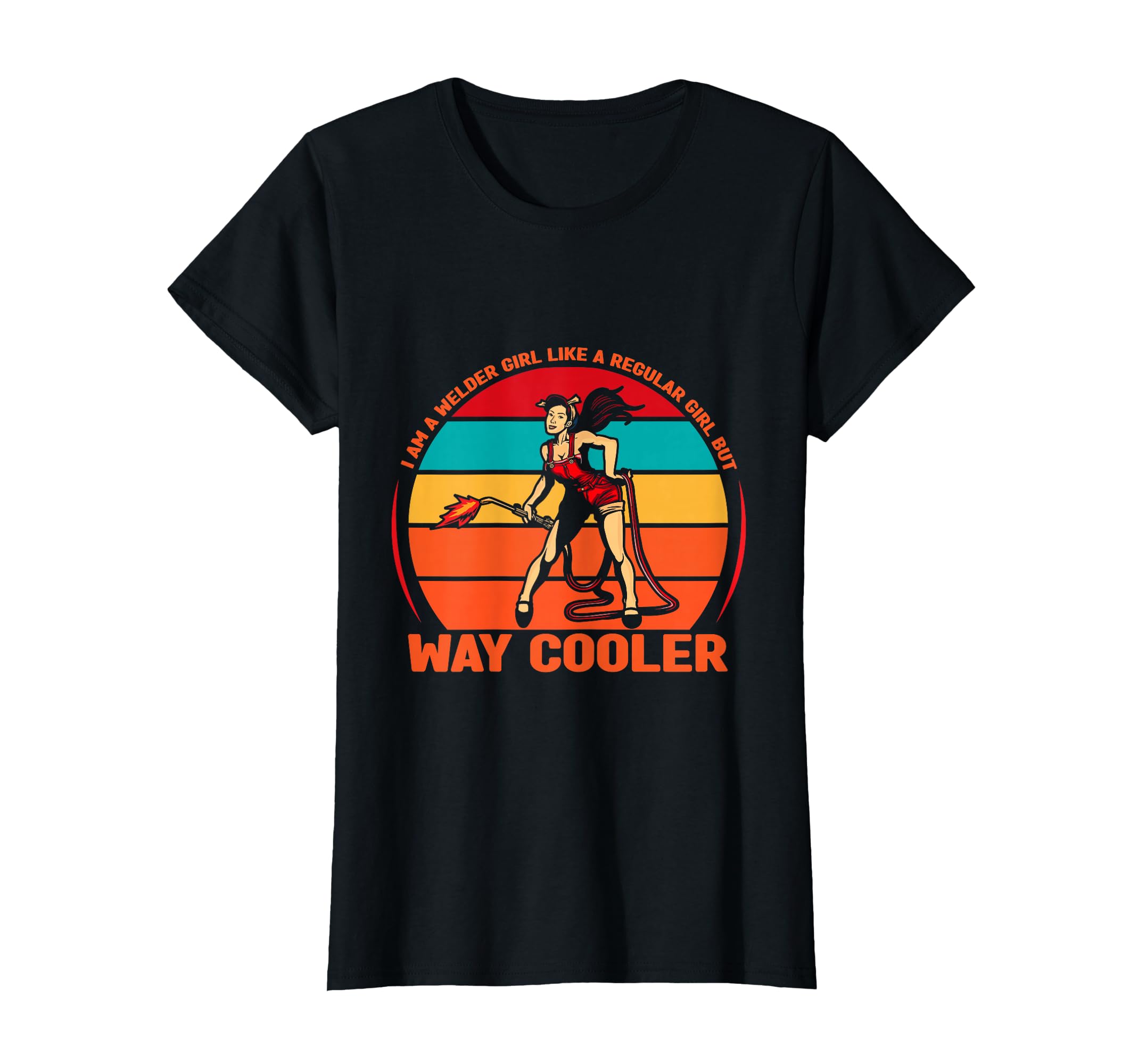 Welder Like Normal But Much Sunset T-Shirt - Fun Novelty Design Men Women - T-Shirt, Sweatshirt, Hoodie