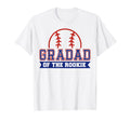 Gradad Rookie 1St Birthday Baseball Theme T-Shirt - Graphic Print Unisex - T-Shirt, Sweatshirt, Hoodie