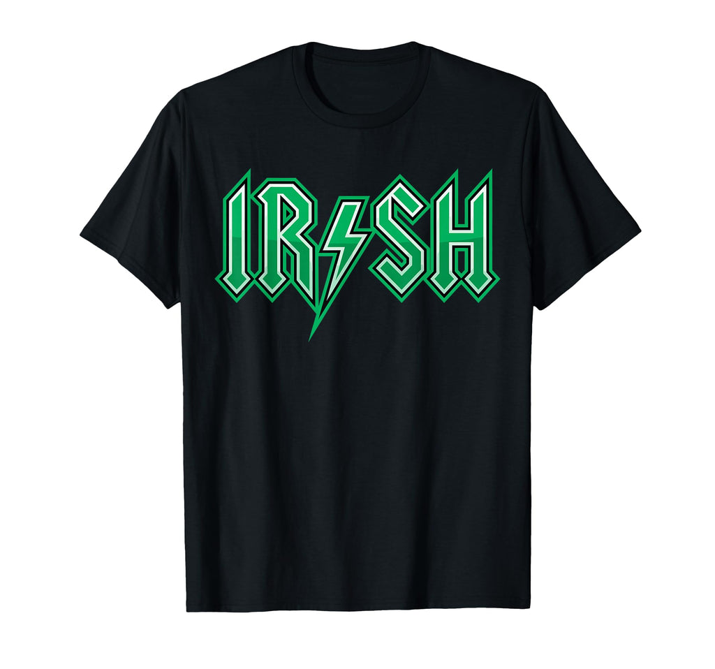 St Patricks Day Heavy Metal Rock T-Shirt - Custom Art Print for Adults - T-Shirt, Sweatshirt, Hoodie