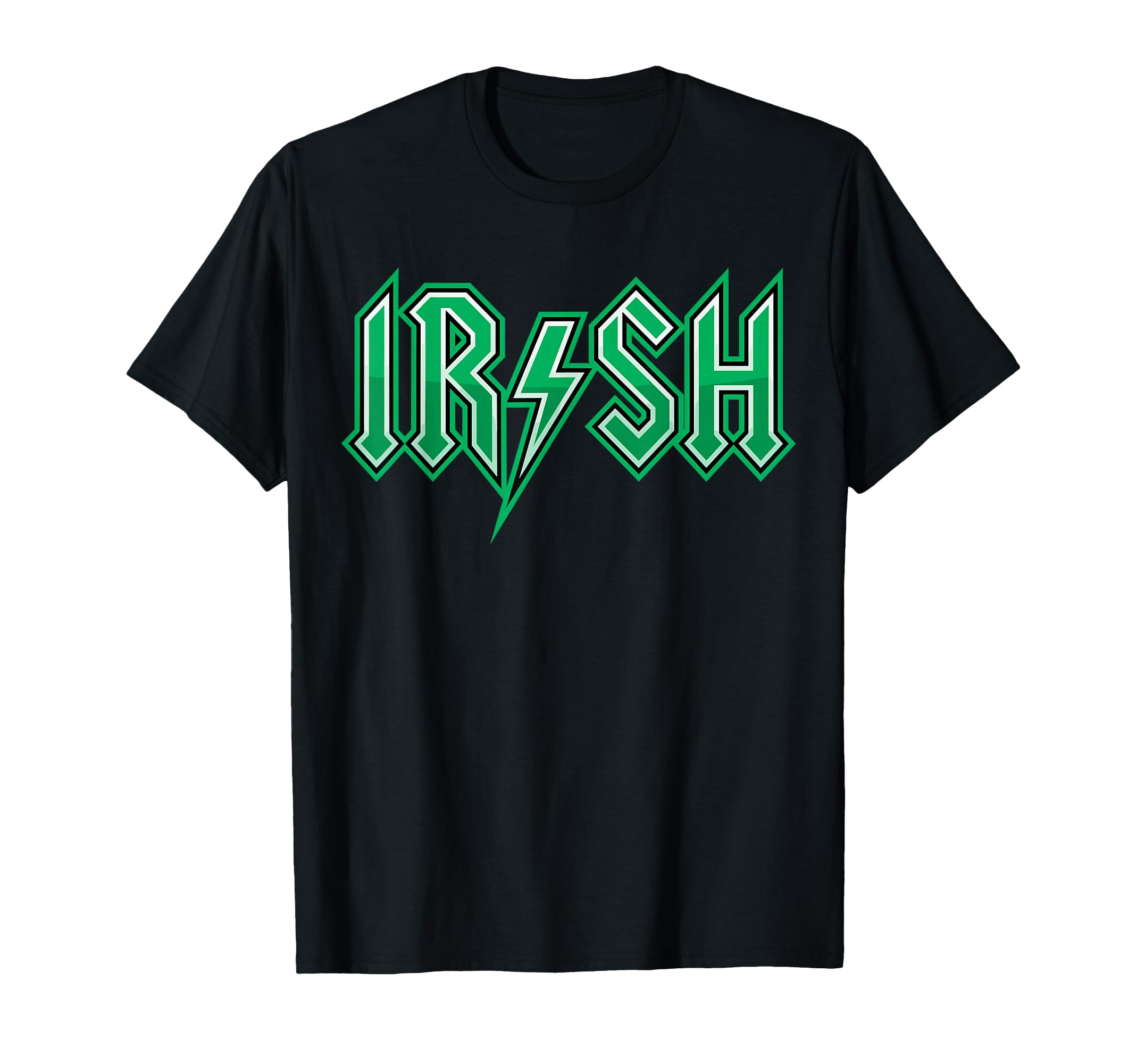 St Patricks Day Heavy Metal Rock T-Shirt - Custom Art Print for Adults - T-Shirt, Sweatshirt, Hoodie