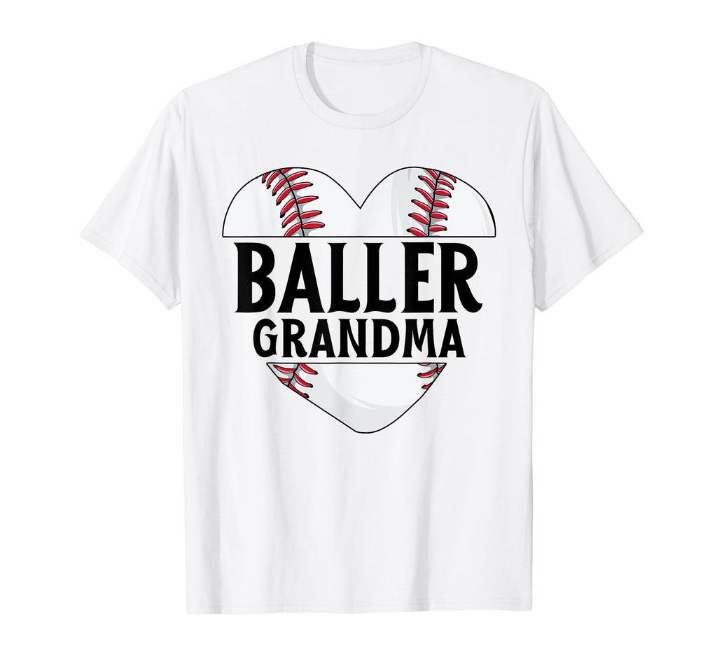 Baseball Grandma Shirts Gift Baller T-Shirt - Minimalist Print for Adults - T-Shirt, Sweatshirt, Hoodie