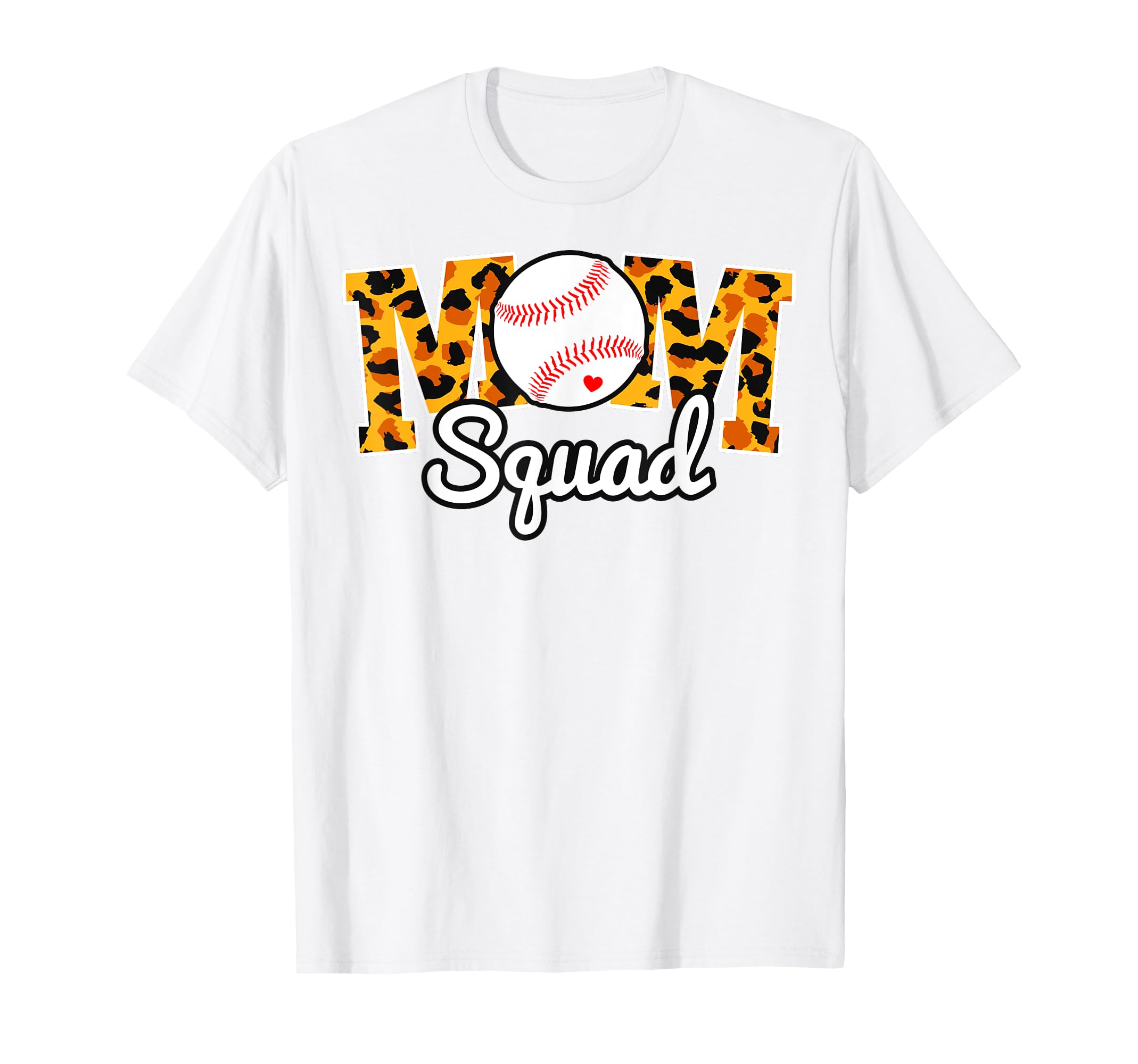 Mom Squad Baseball Mama Softball T-Shirt - Aesthetic Graphic Men Women - T-Shirt, Sweatshirt, Hoodie