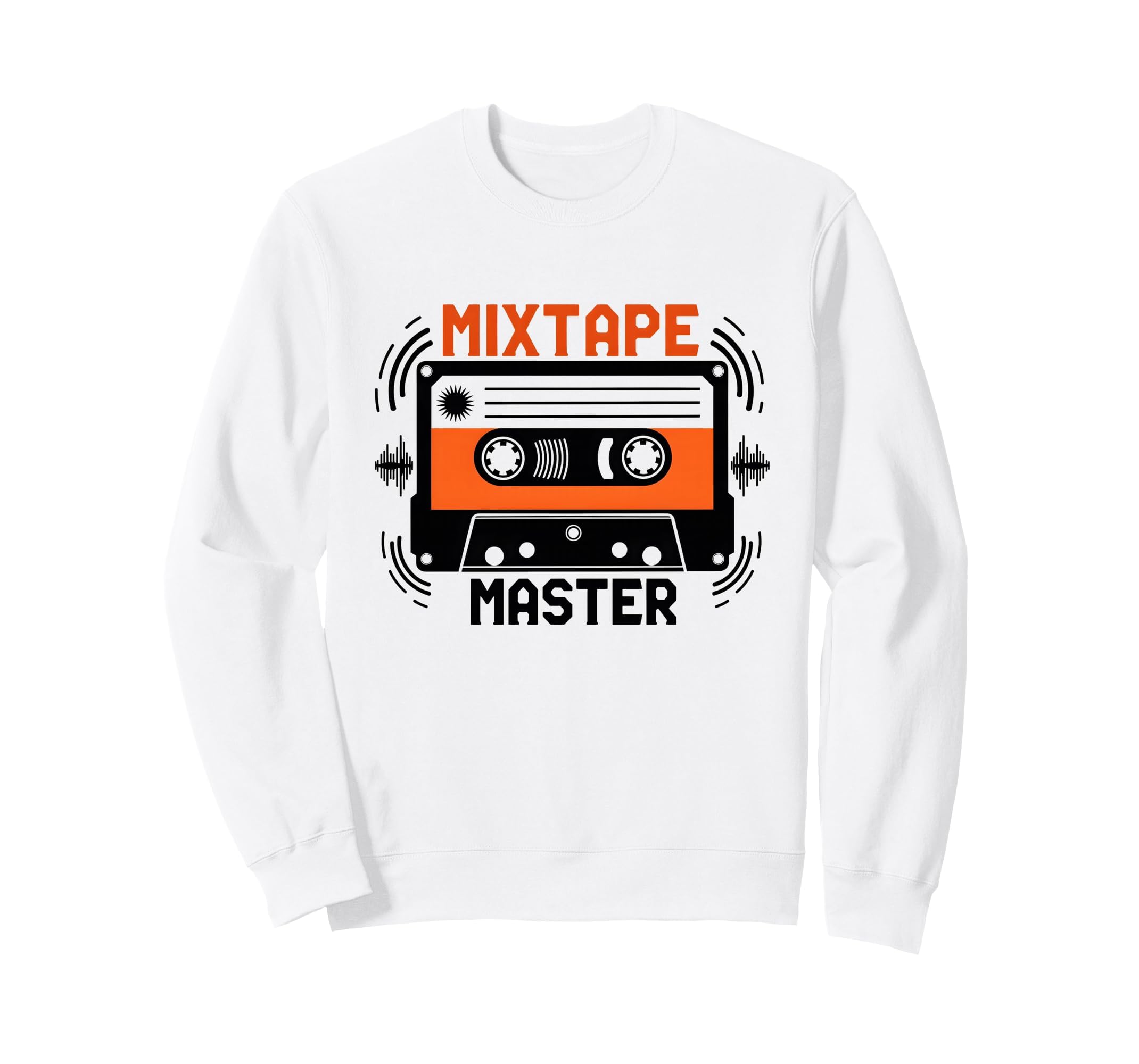 Mixtape Master Cassette Music Lover Sweatshirt - Fun Novelty Design Unisex - T-Shirt, Sweatshirt, Hoodie