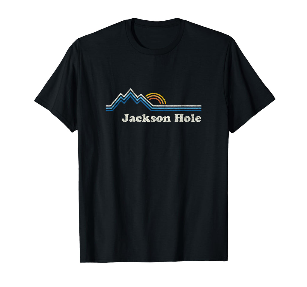 Jackson Hole Wyoming Sunrise Mountains T-Shirt - Custom Art Print Unisex - T-Shirt, Sweatshirt, Hoodie