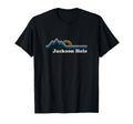 Jackson Hole Wyoming Sunrise Mountains T-Shirt - Custom Art Print Unisex - T-Shirt, Sweatshirt, Hoodie