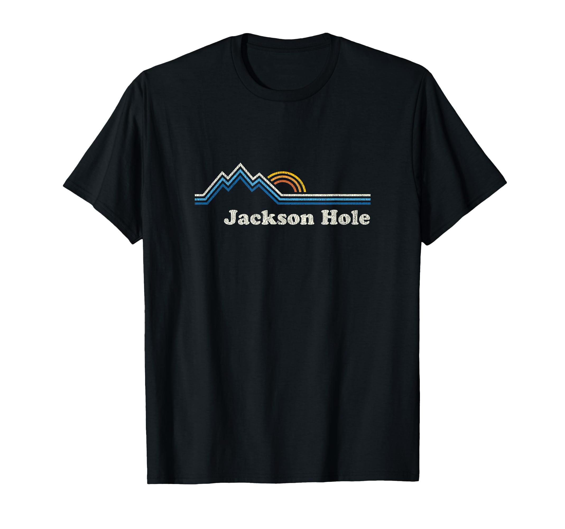 Jackson Hole Wyoming Sunrise Mountains T-Shirt - Custom Art Print Unisex - T-Shirt, Sweatshirt, Hoodie